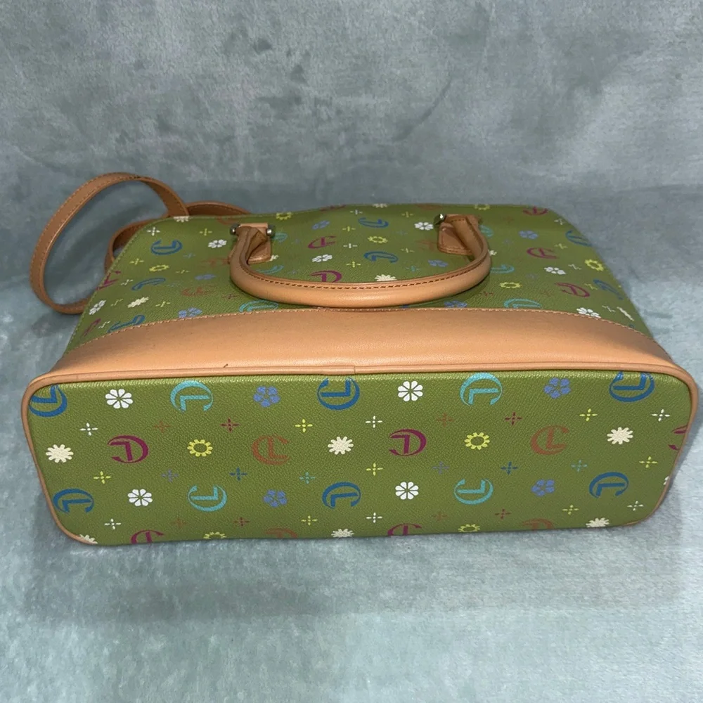 Stylish Green Floral Women's Bag